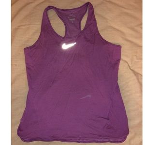 Nike Purple Dri-fit Racerback Tank Top